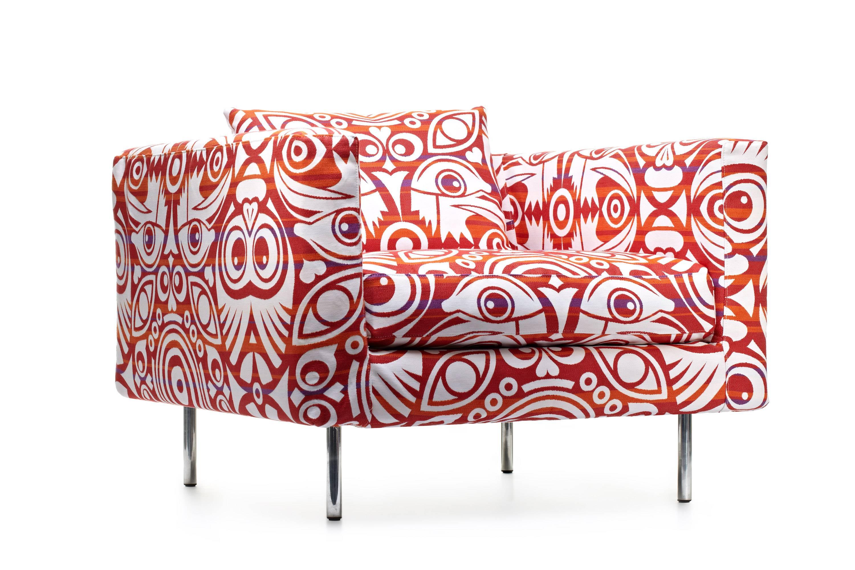 Modern Moooi Boutique Eyes of Strangers Armchair by Marcel Wanders For Sale