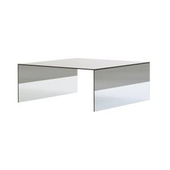 Smoke Coffee Table in Two Sizes in Smoked and Clear Glass by Marcel Wanders