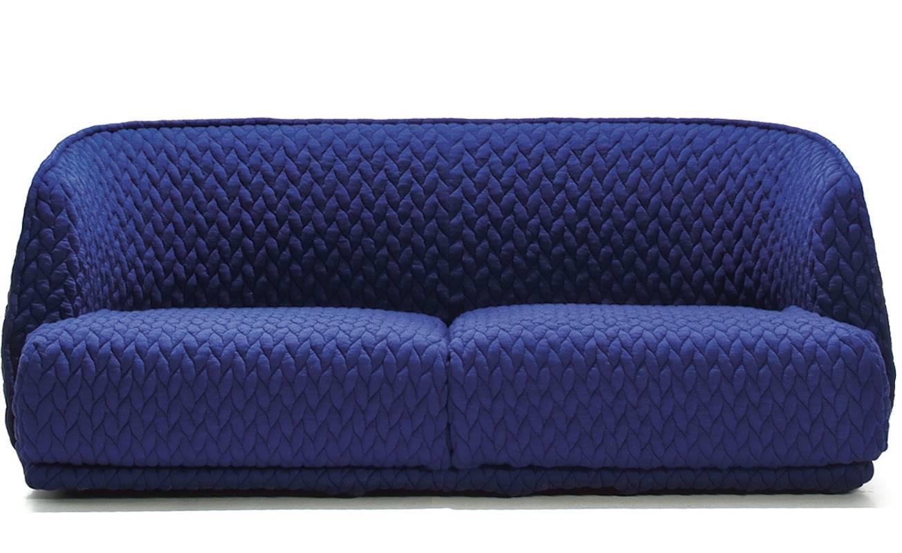 Contemporary Moroso Redondo Three-Seat Sofa in Quilted Upholstery by Patricia Urquiola For Sale