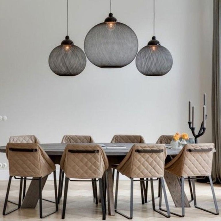 Moooi Large Non Random Lamp In Black Aluminum Fibergl By Bertjan Moooi Large Non Random Lamp In Black Aluminum Fibergl By Bertjan Pot For 4