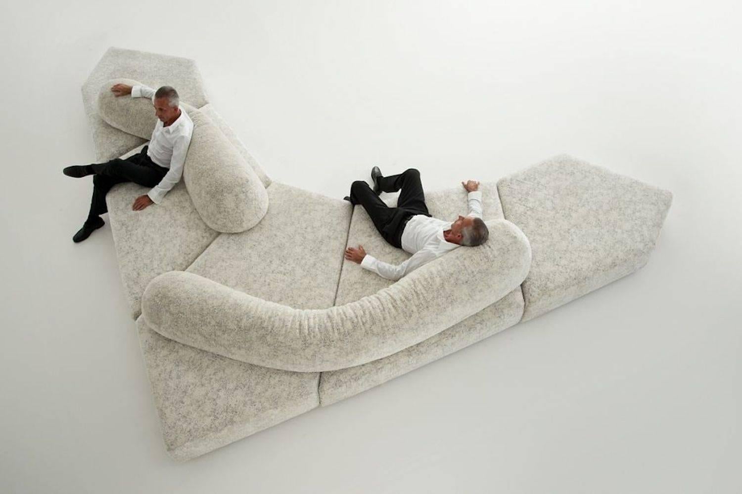 Modern On the Rocks Modular/Sectional Sofa by Edra For Sale