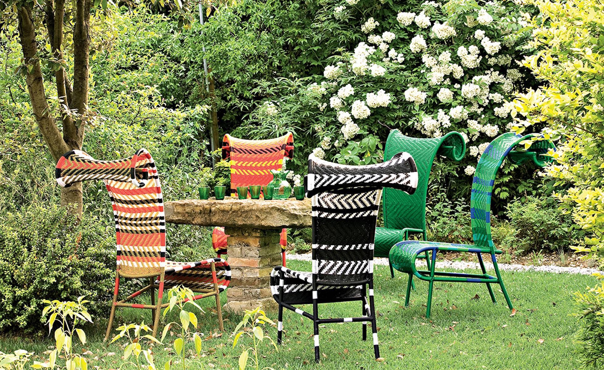 Senegalese Moroso Sunny Chair for Indoor and Outdoor For Sale