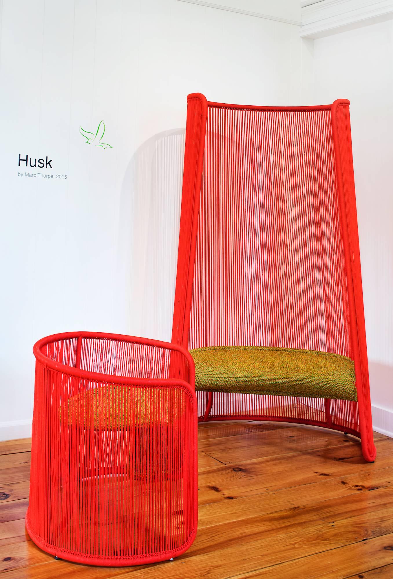 Senegalese Husk Chair by Marc Thorpe for Moroso for Indoor and Outdoor For Sale