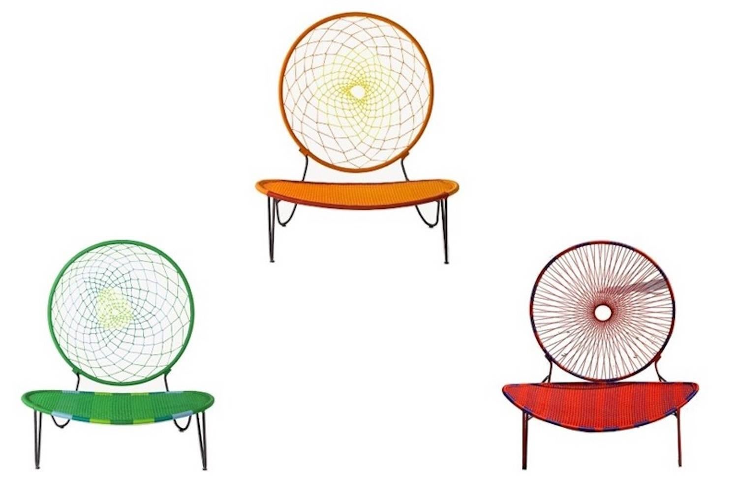 Hand-Woven O)< Chair by Tord Boontje for Moroso for Indoor & Outdoor Use For Sale