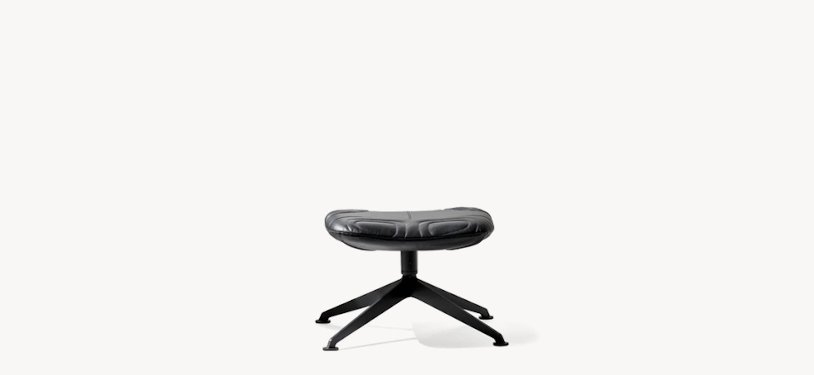 Contemporary Longwave High Back Armchair with Swivel Base by Diesel with Moroso For Sale
