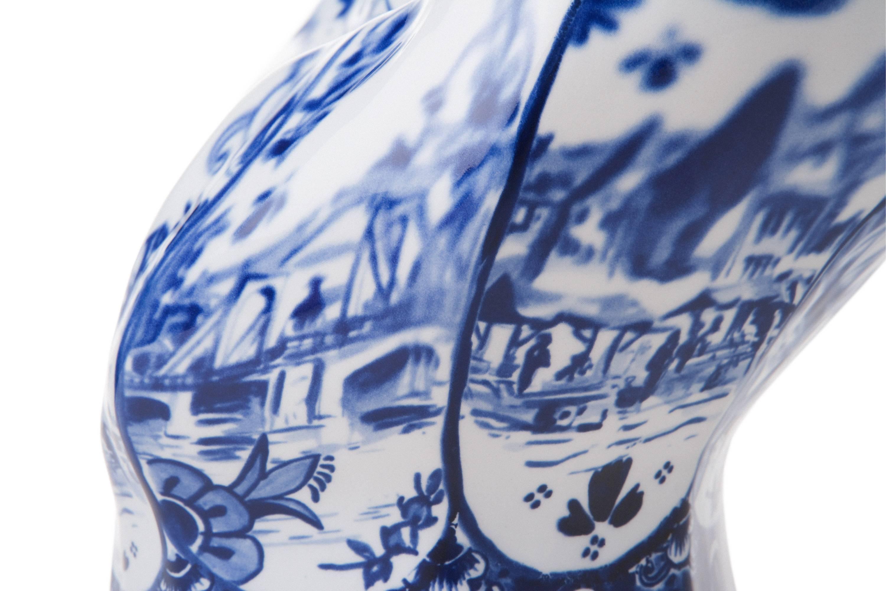 Moooi "Blow Away" Porcelain Vase by Marcel Wanders and Produced by Royal  Delft For Sale at 1stDibs | moooi blow away vase