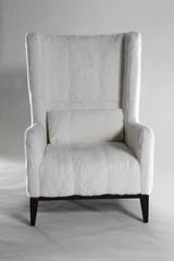 "Saint-Moritz" Armchair White Mink Upholstery