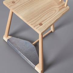 Handmade Leather and Lead Chair by Pedro da Costa Felgueiras