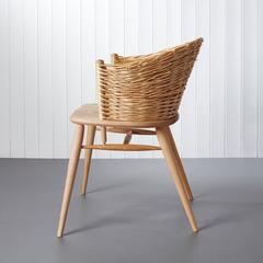 Handwoven Willow Ash Chair by Gareth Neal