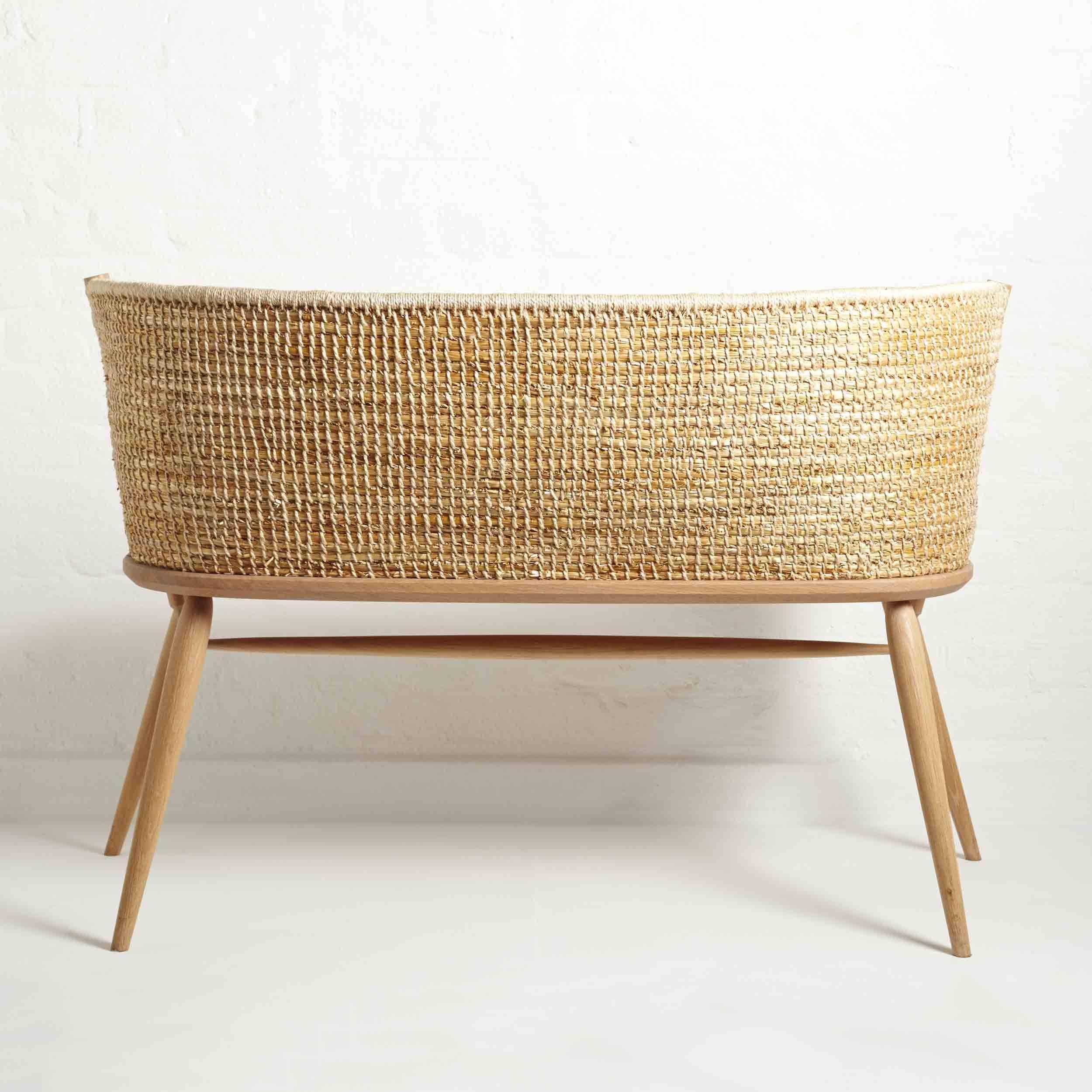 Handwoven Orkney Style Straw Brodgar Bench by Gareth Neal For Sale 1