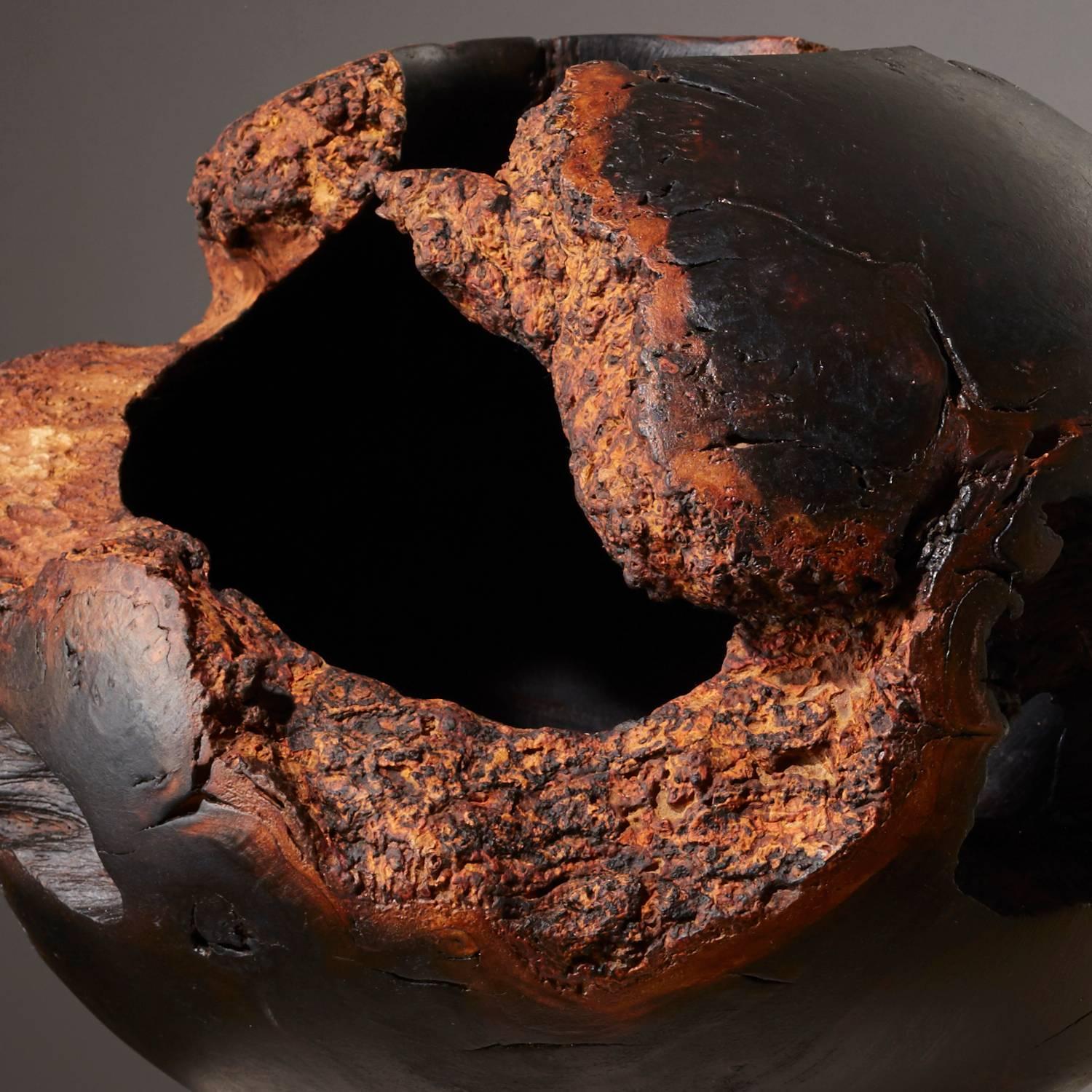 Scorched Hollow by Eleanor Lakelin Mulberry Wood Sculpture The New Craftsmen 1