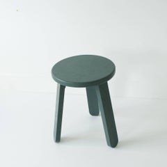 Solid Wood Three-Legged Stool