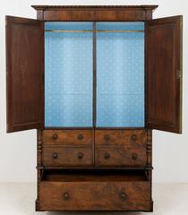 William IV Mahogany Gentleman’s Wardrobe