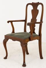 Late Victorian Mahogany Dining Table and Seven Chairs