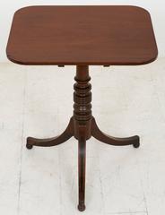Regency Mahogany Snap Top Wine Table
