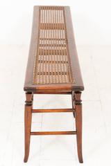 Late Victorian Cane Window Seat