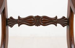 Pair of William IV Mahogany Library Chairs