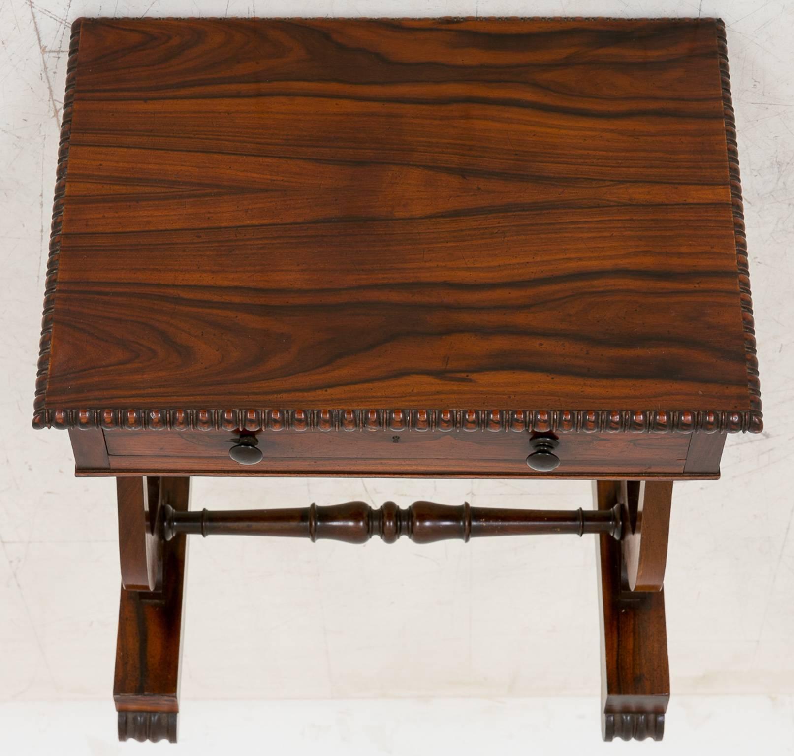 William IV Rosewood Side Table For Sale 1