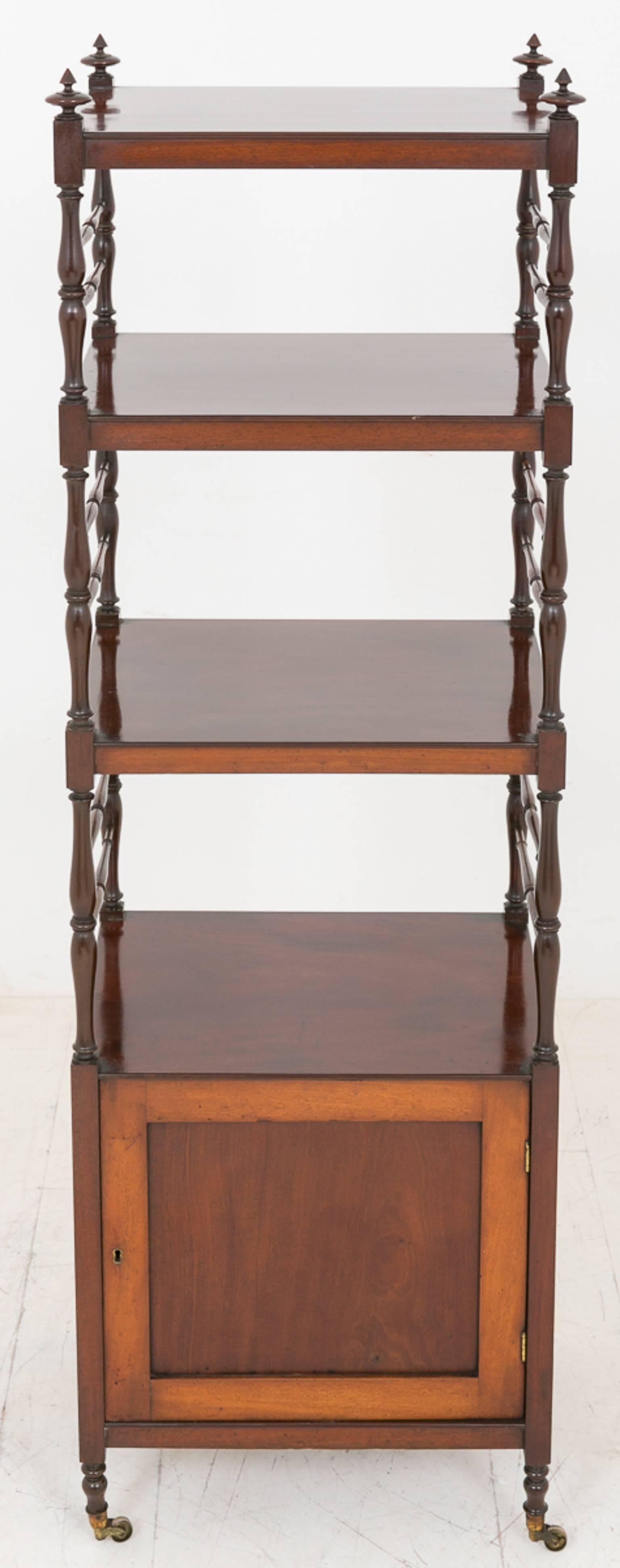 Mid-19th Century William IV Mahogany Whatnot For Sale