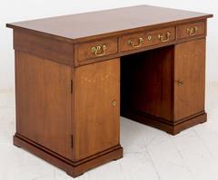 French Inlaid Mahogany Desk