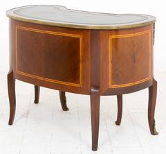 Mahogany French Kidney Shaped Ladies Writing Desk