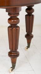 William IV Mahogany Circular Extending Dining Table