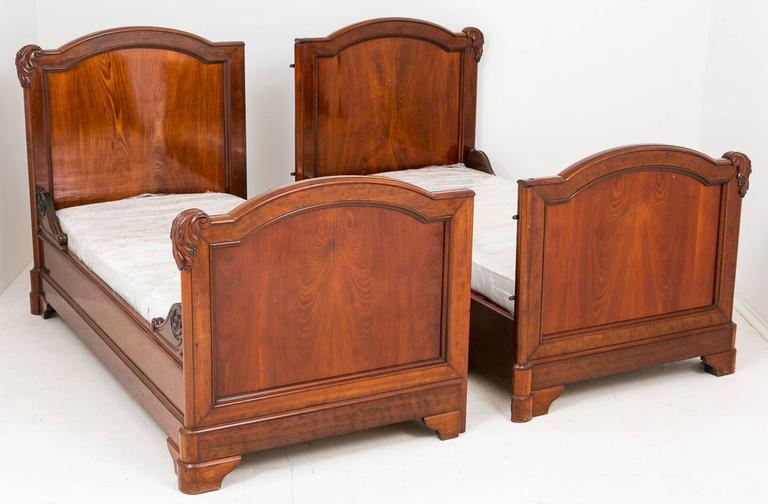 Fabulous Quality Mahogany French Double Bed For Sale at 1stDibs