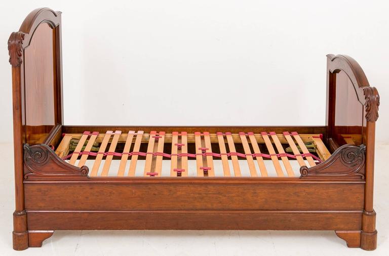 Fabulous Quality Mahogany French Double Bed For Sale at 1stDibs