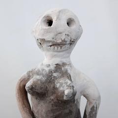 Contemporary Clay Sculpture by Serapio Medrano from Jalisco, Mexico