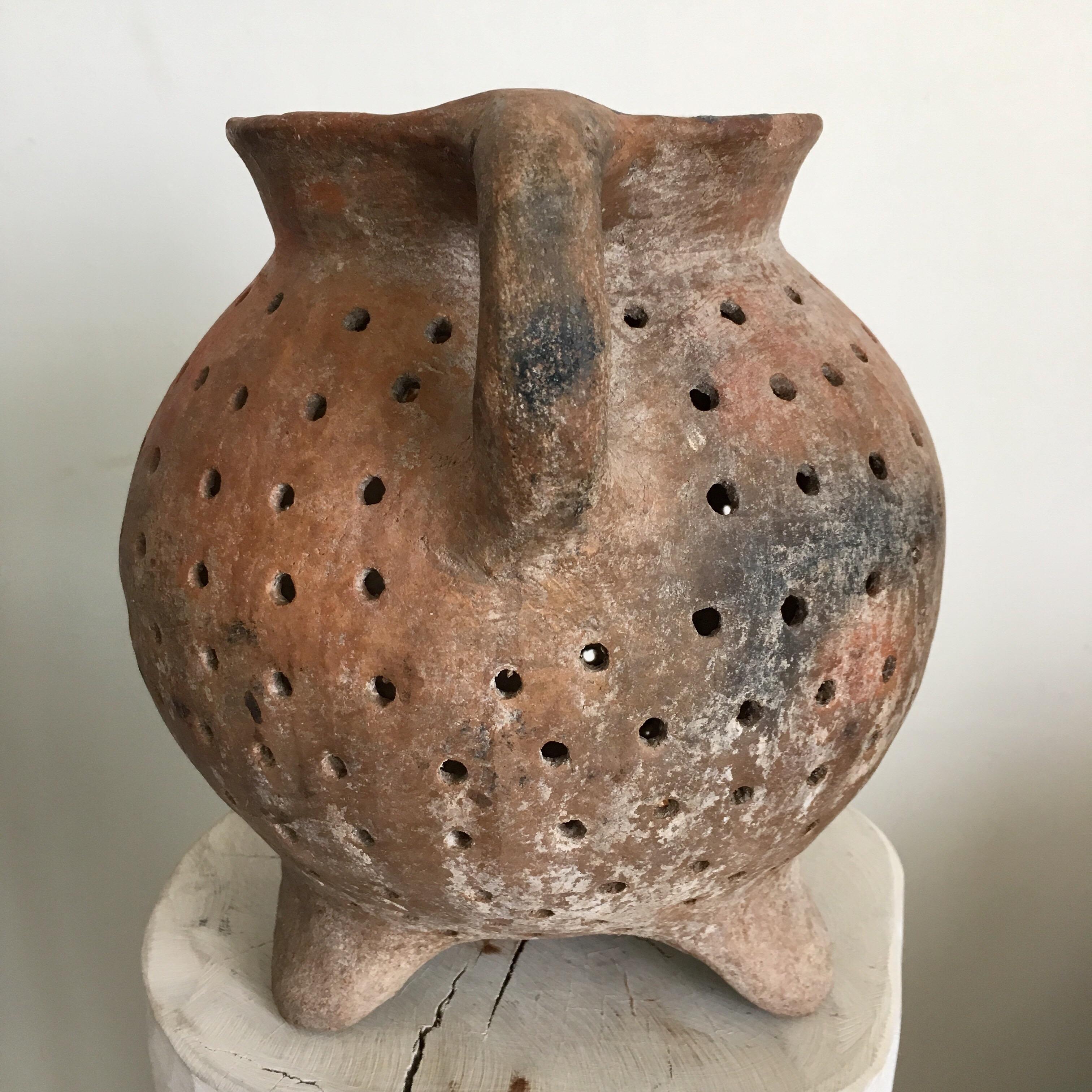 Terracotta Pot from Mexico, 1970s In Fair Condition In San Miguel de Allende, Guanajuato