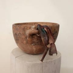 Early 20th Century Painted Ceramic Vessel from Guerrero, Mexico
