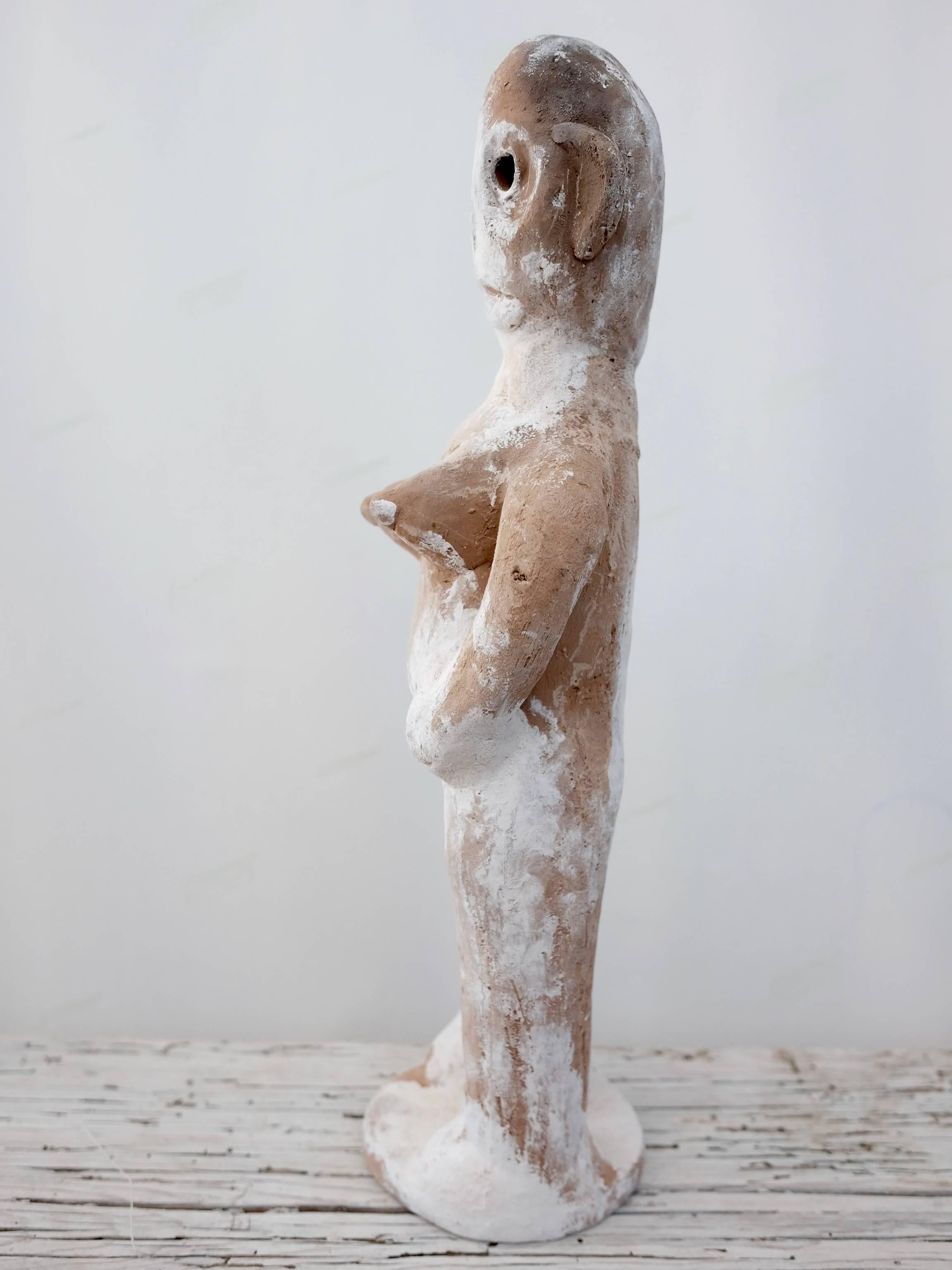 Mexican Contemporary Clay Sculpture by Serapio Medrano from Jalisco, Mexico