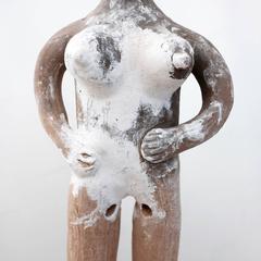 Contemporary Clay Sculpture by Serapio Medrano from Jalisco, Mexico
