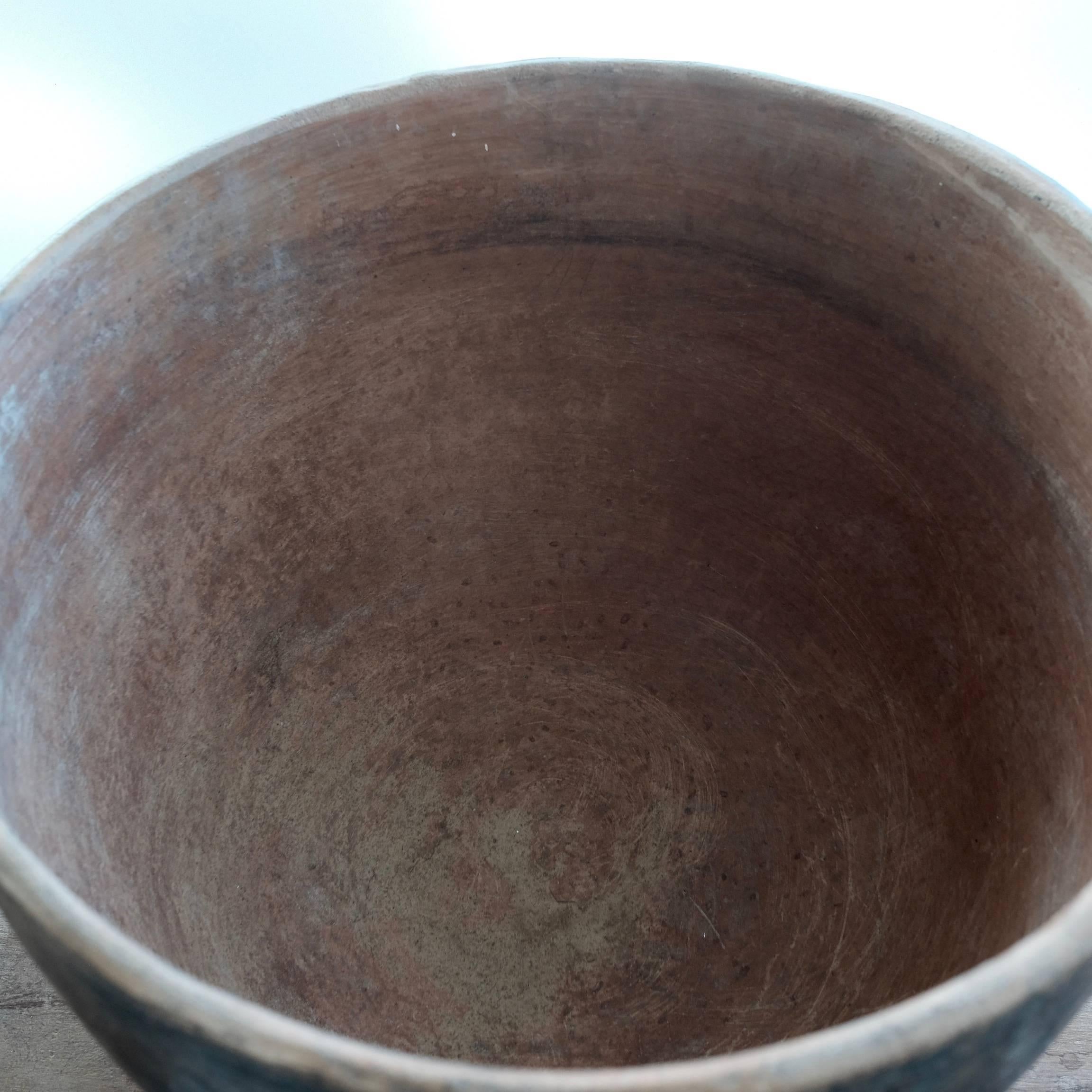 Mid-Century Cazuela Pot from Los Reyes Metzontla, Mexico 1
