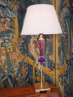 Bronze Lamp by De wael for Fondica, France, 1990S