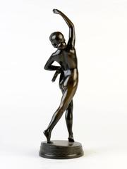 Woman with Tambourine Sculpture