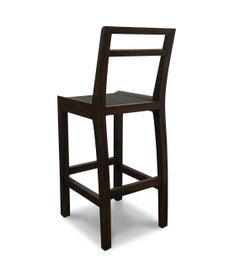 Orianna Stool in Argentine Rosewood and Wrapped Leather from Costantini