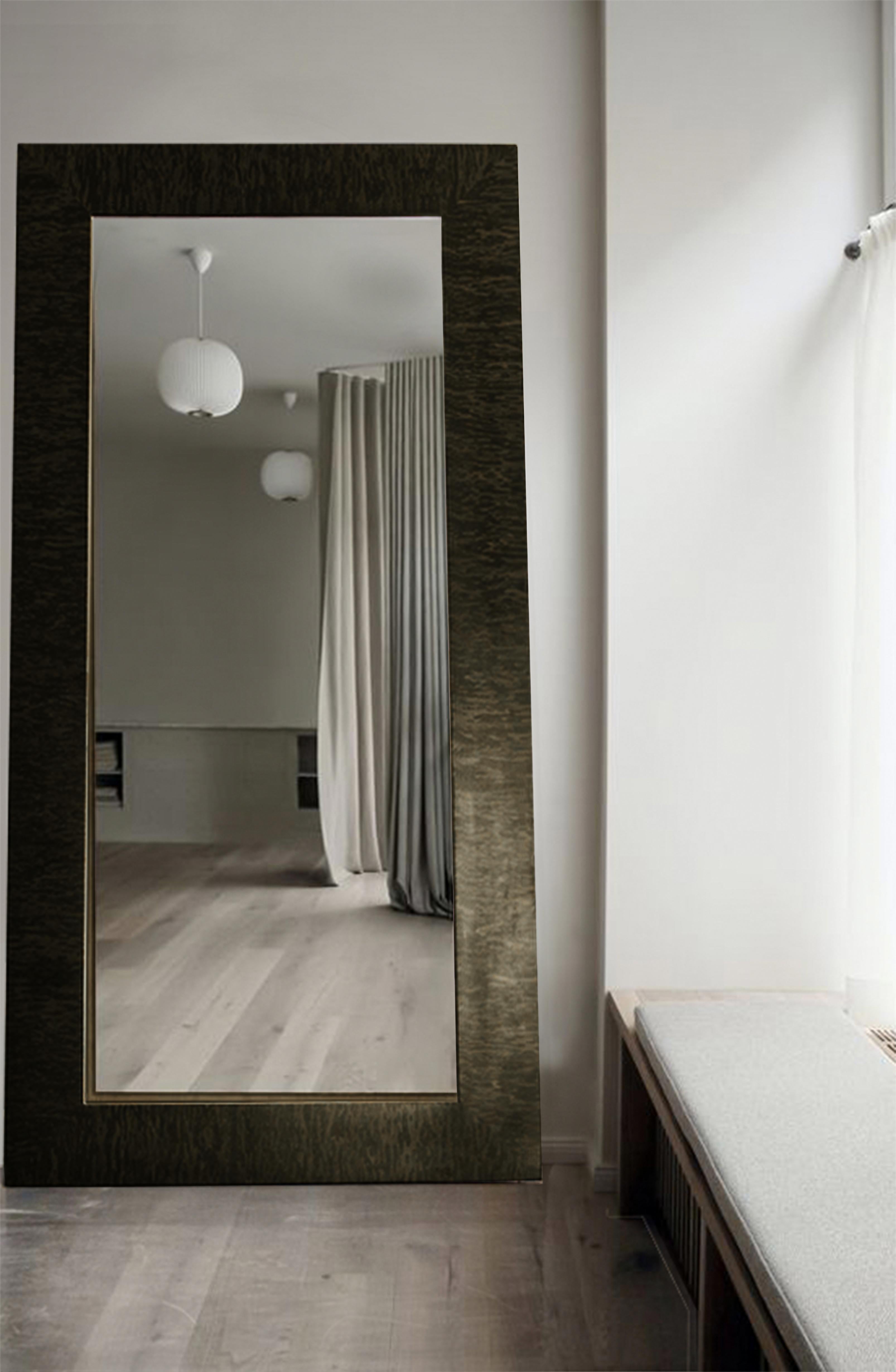 Black Maple Wood Large Standing Mirror from Costantini, Desdemona, In Stock 2