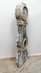 100% Original Painted Swedish Long Case Mora Clock