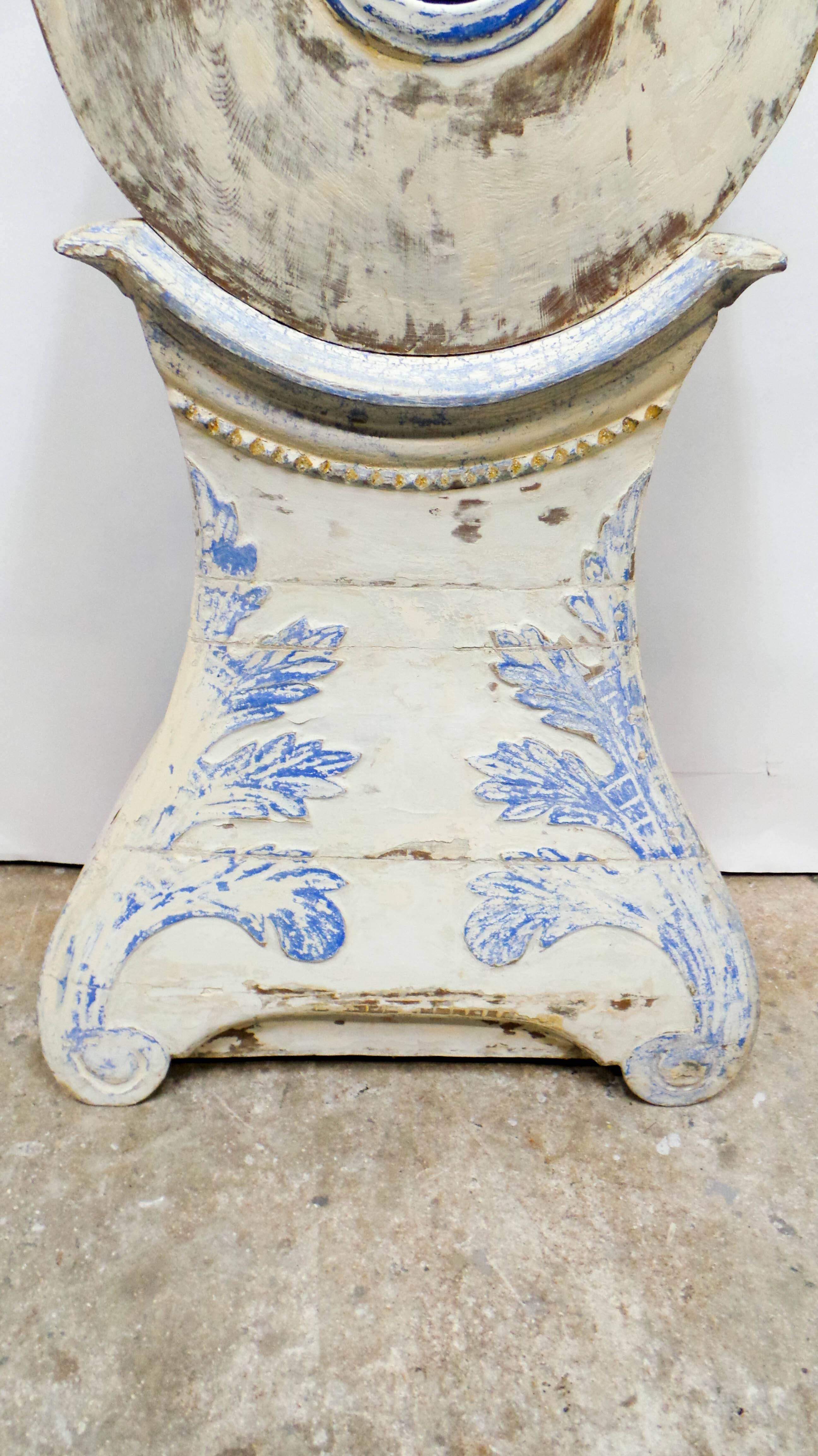 Country 100% Original Painted Swedish Long Case Mora Clock