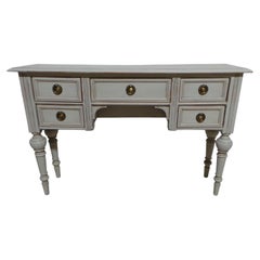 Swedish 5 Drawer Console Table.