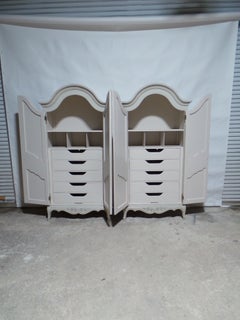 Rococo Style Unique Set Of Wardrobes