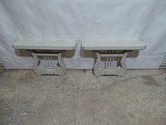 Console Tables Rare Lyre Base