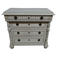 Swedish Gustavian Style 4 Drawer Chest of Drawers