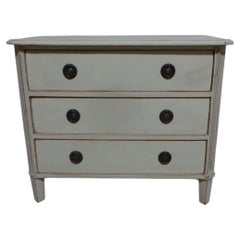 Swedish Gustavian Style 3 Drawer Chest Of Drawers