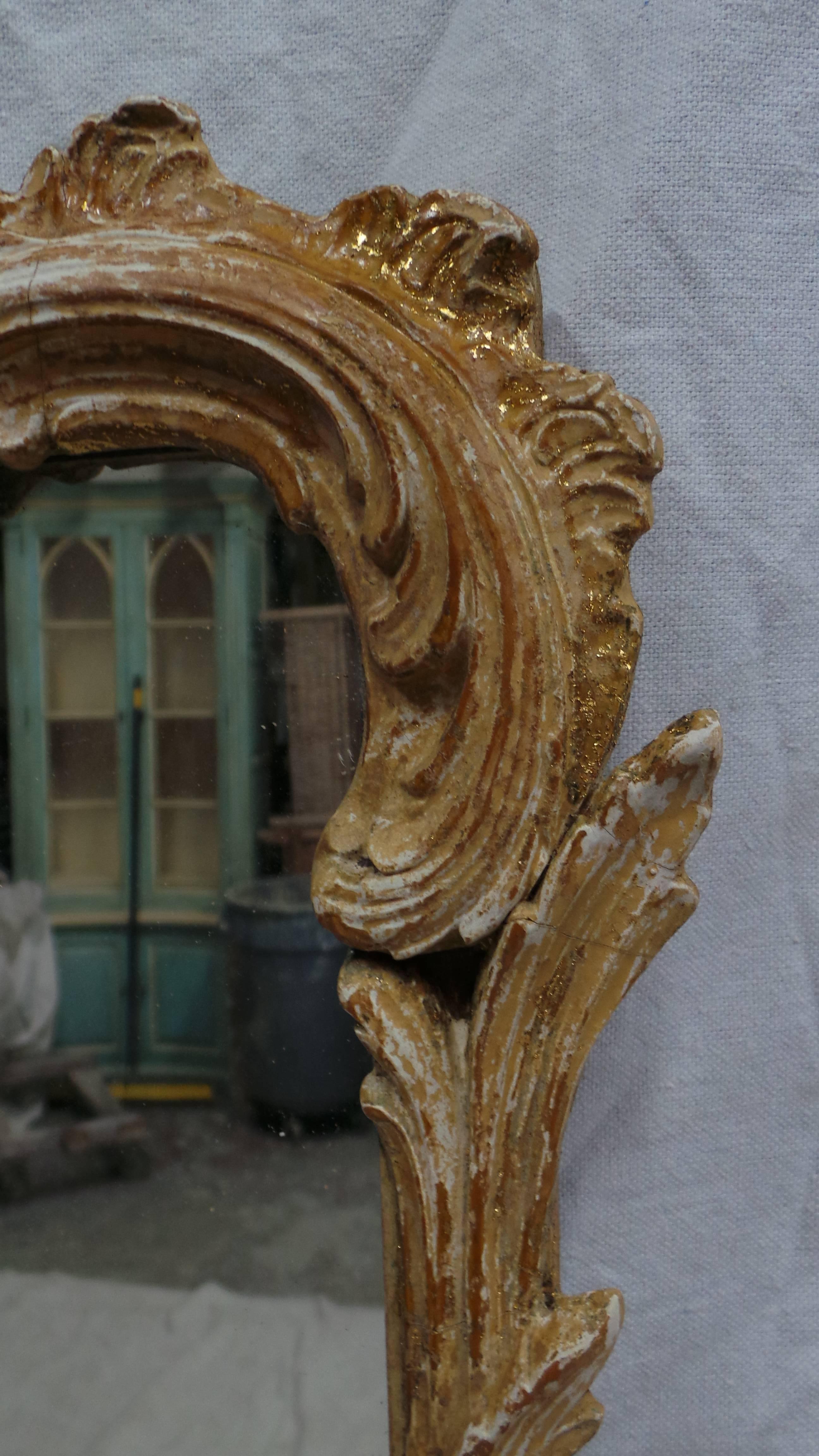 Swedish Antique Gilded Mirror