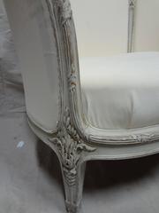 Two Swedish Gustavian Barrel Chairs