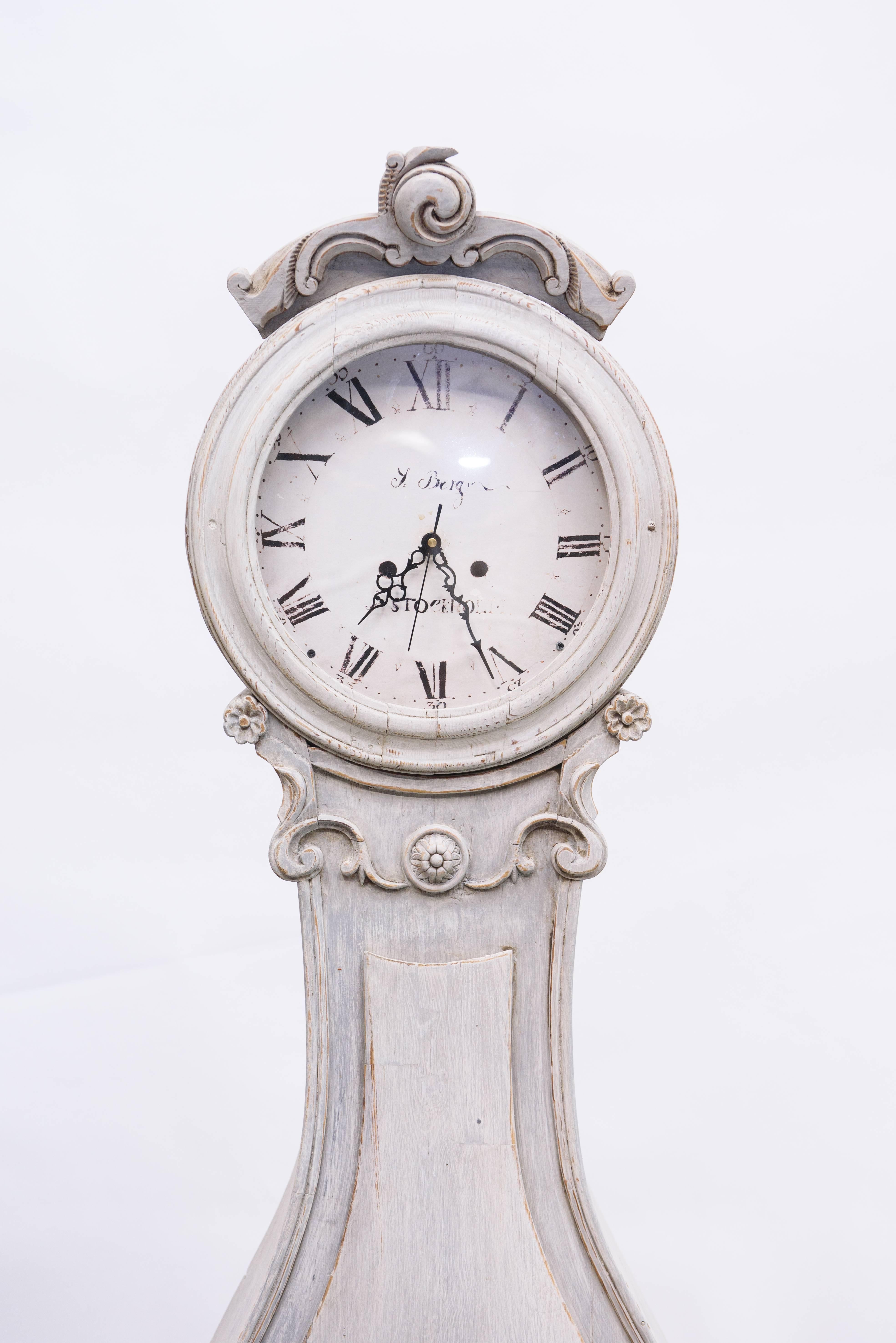 This is a Swedish long case clock (Mora Style) but this model is called a 