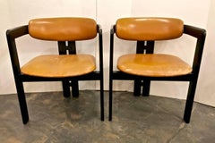 Pair Afra and Tobia Scarpa Pigreco Chairs