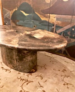 Aldo Tura Goat Skin Dining Table